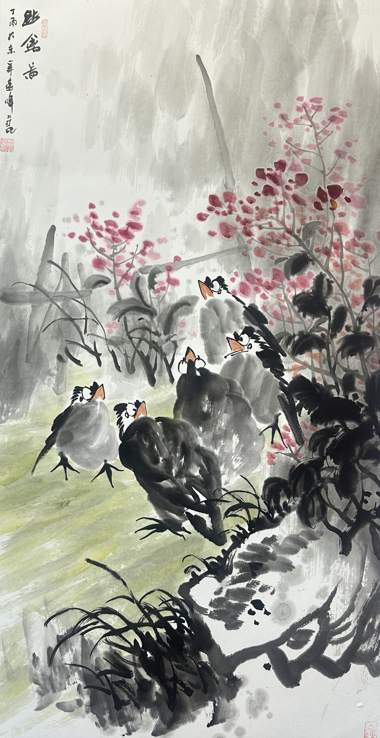 Birds among Blooming Flowers - Image 2